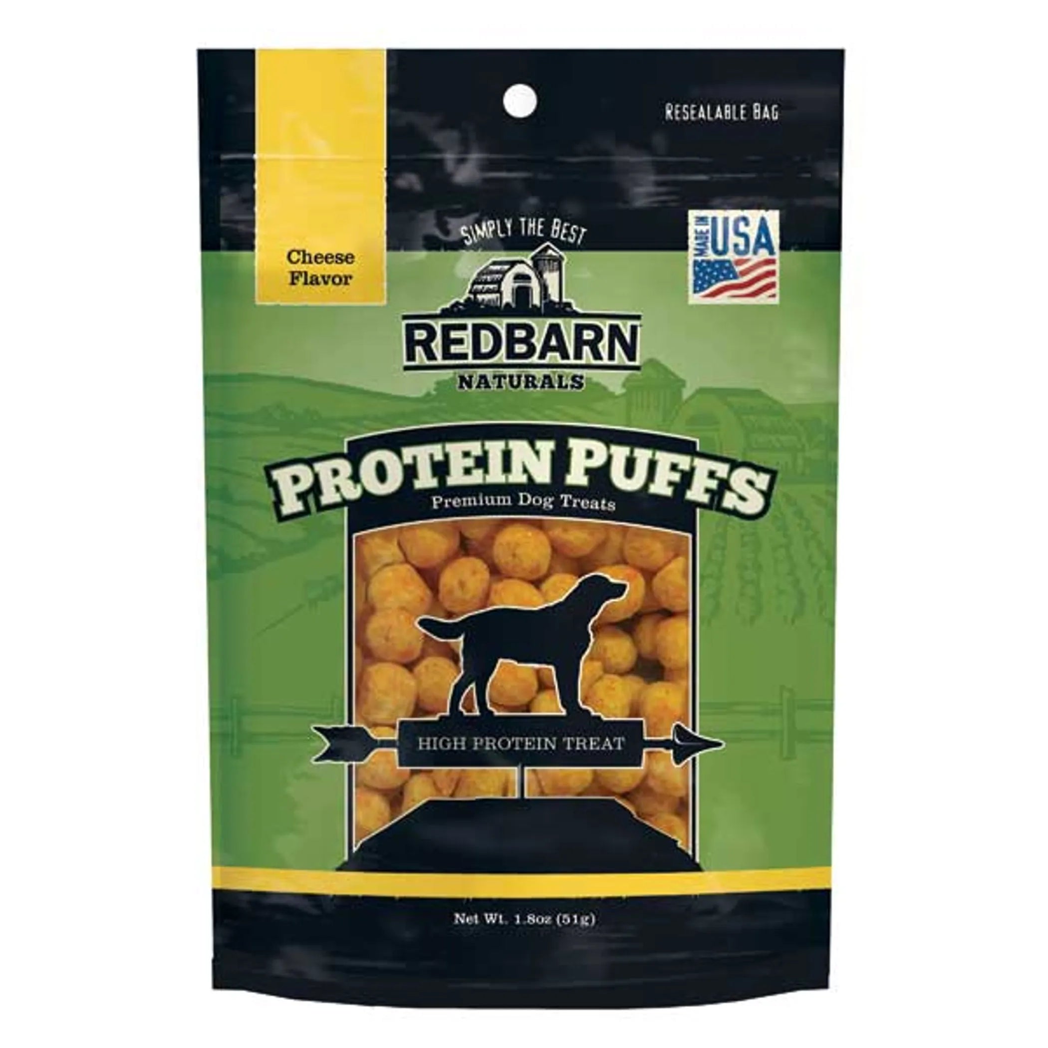 Discover the Deliciousness of Redbarn Dog Protein Puffs Cheese!