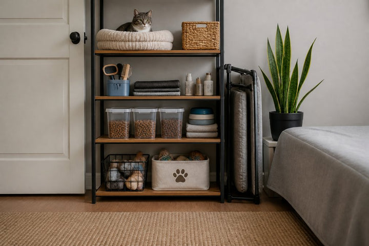 Space Saving Pet Supply Storage: 7 Ideas