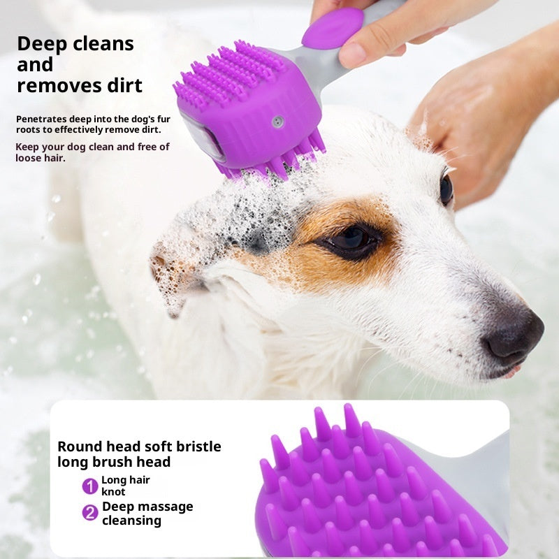 Shower Brush Dog Bath Float Hair Cleaning