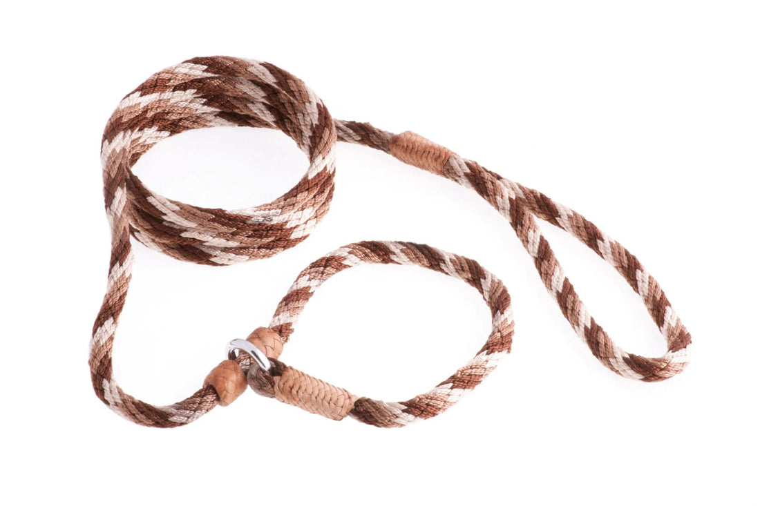 Nylon Slip Leash With 2 Stoppers (6ft  x 5/16in or 8mm)