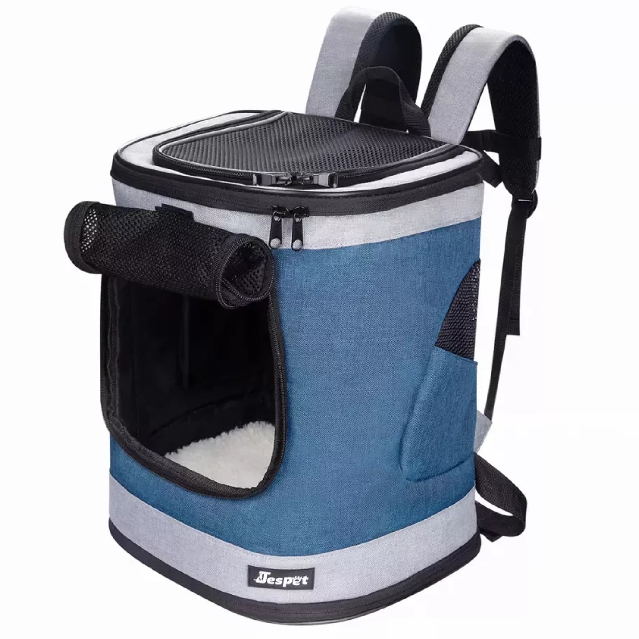 JESPET Pet Backpack Carrier for Small Dog, Puppy, Soft Carrier Backpack Ideal for Traveling, Hiking, Walking and Outdoor Activities with Family - Red Rock Pet Supplies