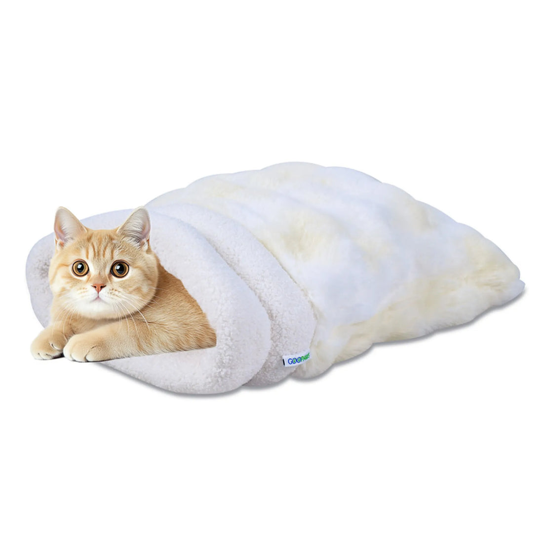 GOOPAWS 4 in 1 Self Warming Cat Sack Bed Cave