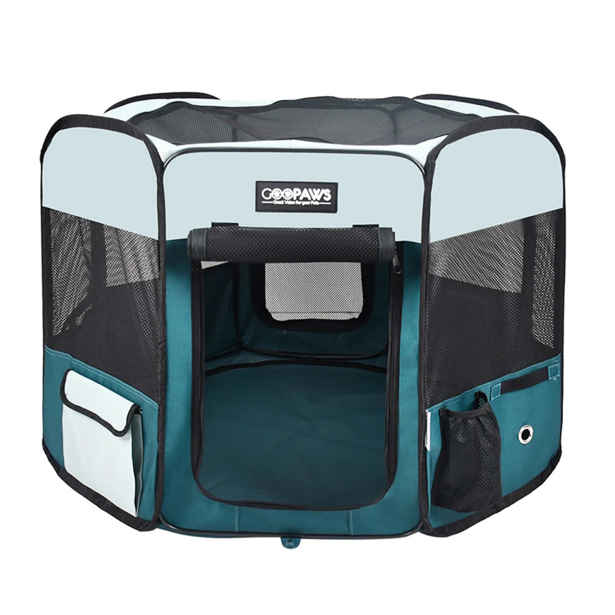 GOOPAWS Soft-Sided Dog & Cat Playpen - Red Rock Pet Supplies