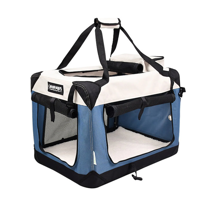 GOOPAWS 3-Door Collapsible Soft-Sided Dog & Cat Crate