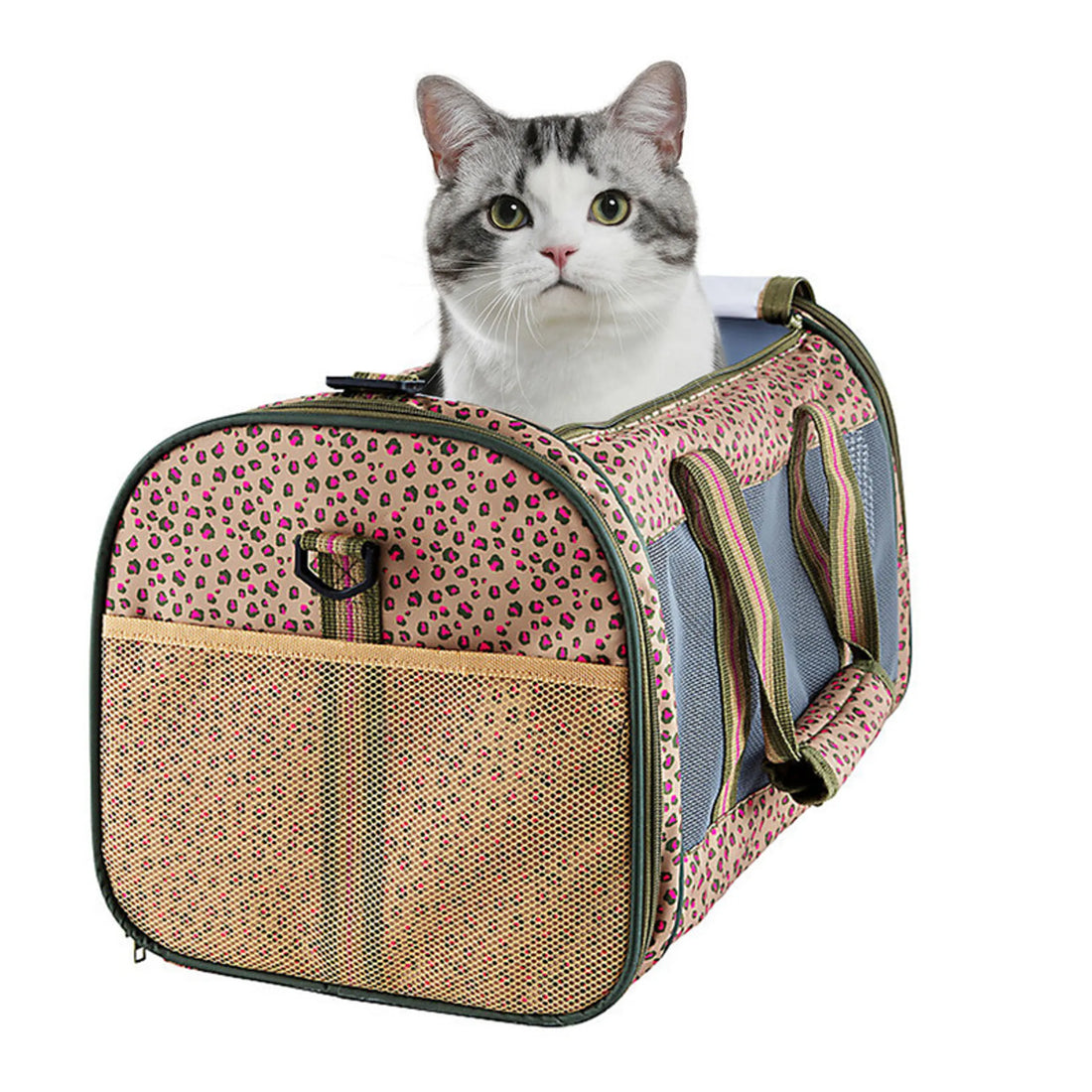 GOOPAWS Soft-Sided Airline-Approved Travel Dog & Cat Carrier - Red Rock Pet Supplies