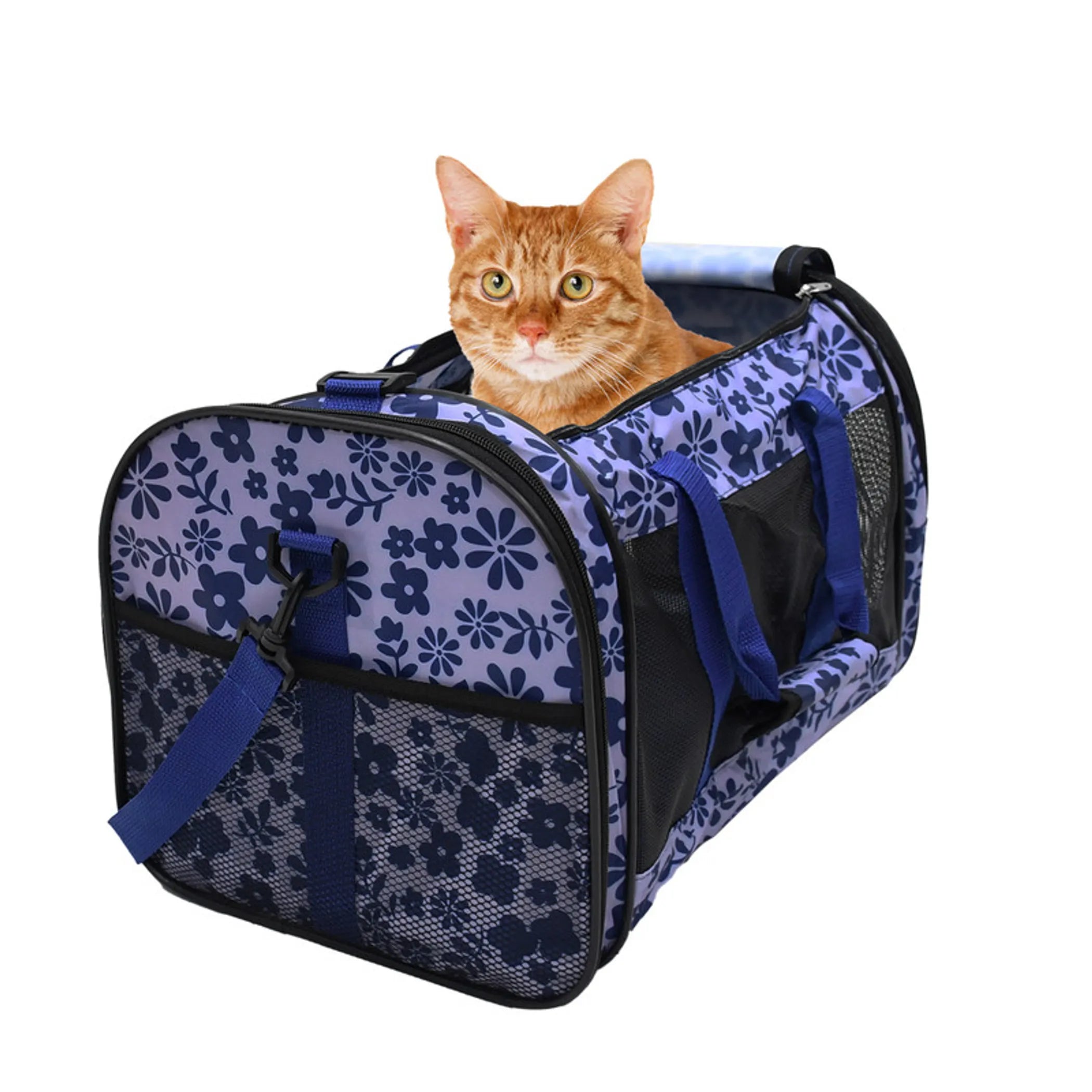 GOOPAWS Soft-Sided Airline-Approved Travel Dog & Cat Carrier - Red Rock Pet Supplies