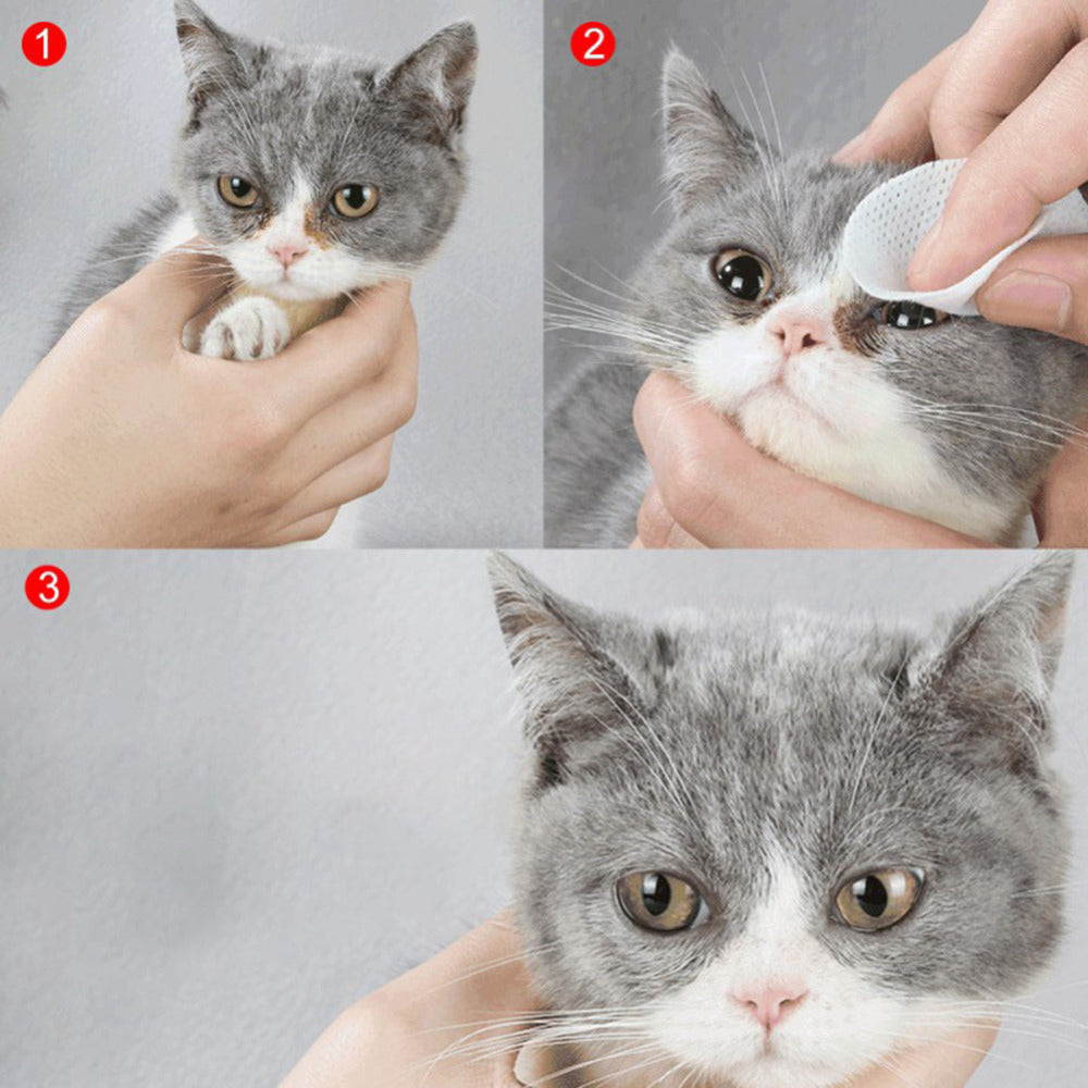 Pet Eye Grooming Wipes Dog Cat