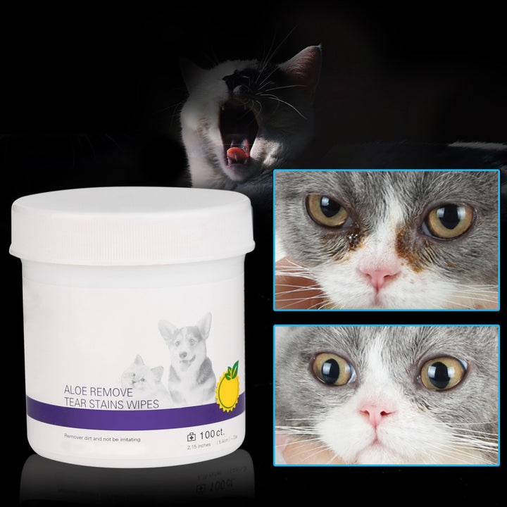 Pet Eye Grooming Wipes Dog Cat