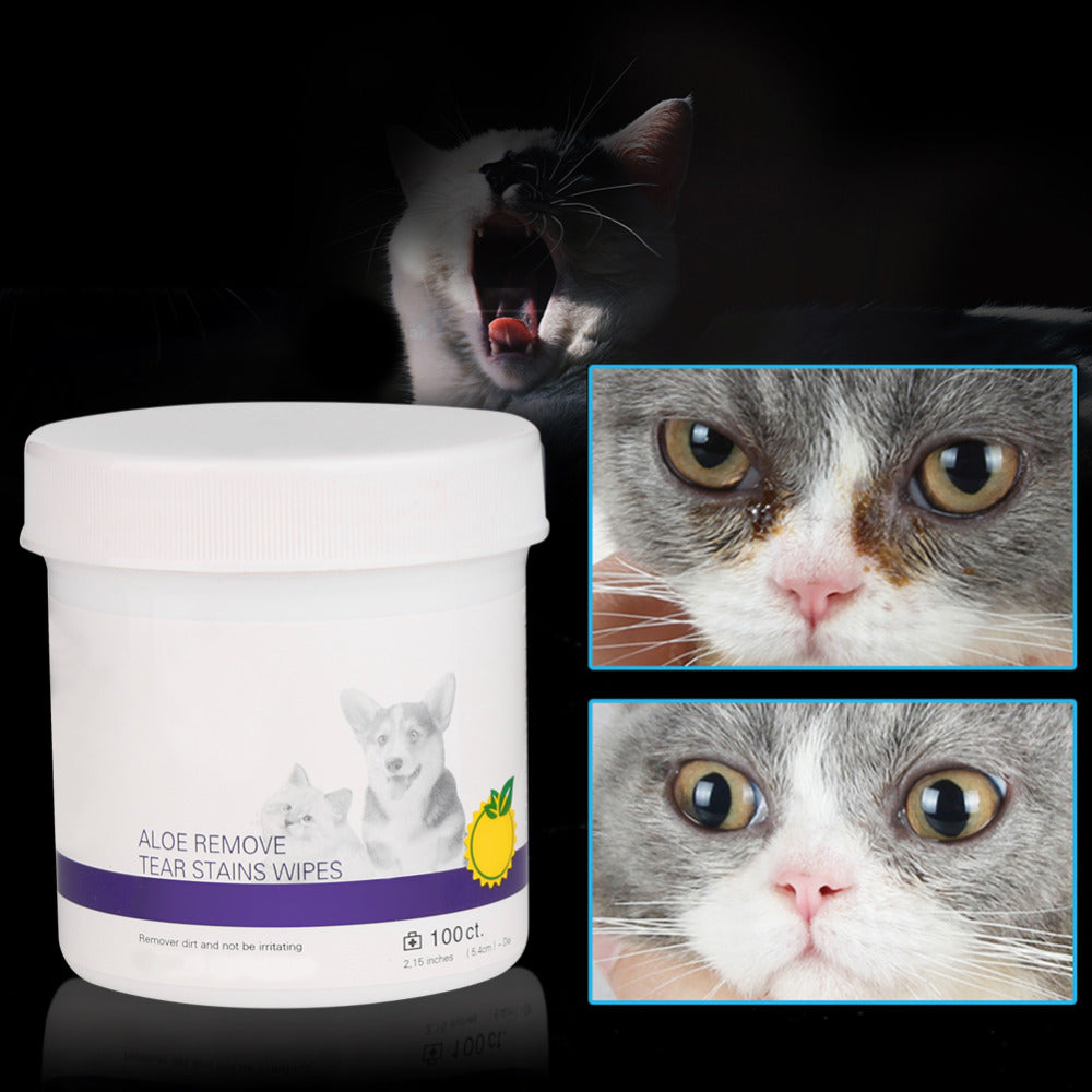 Pet Eye Grooming Wipes Dog Cat