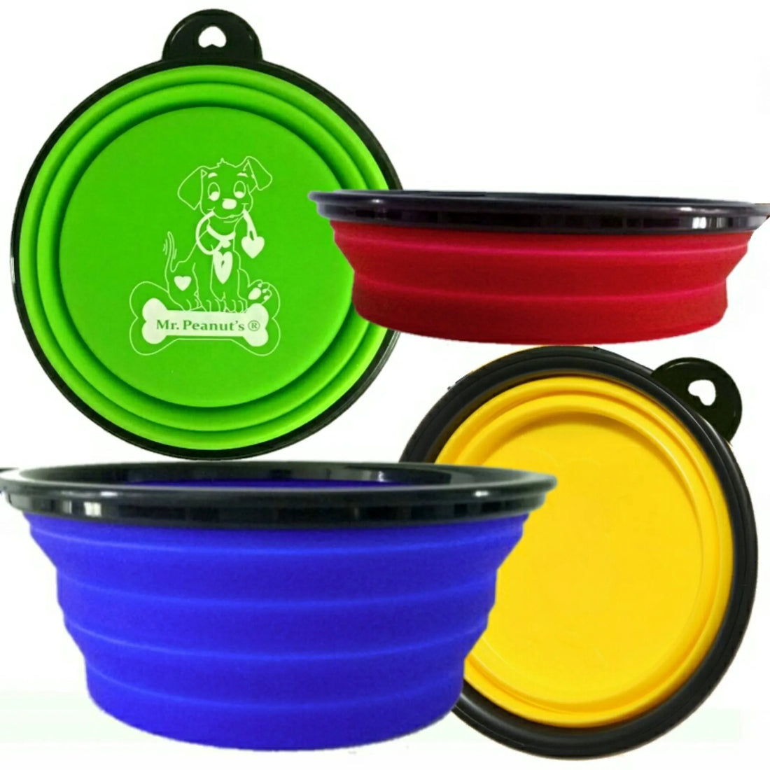 Collapsible Silicone Travel Bowls