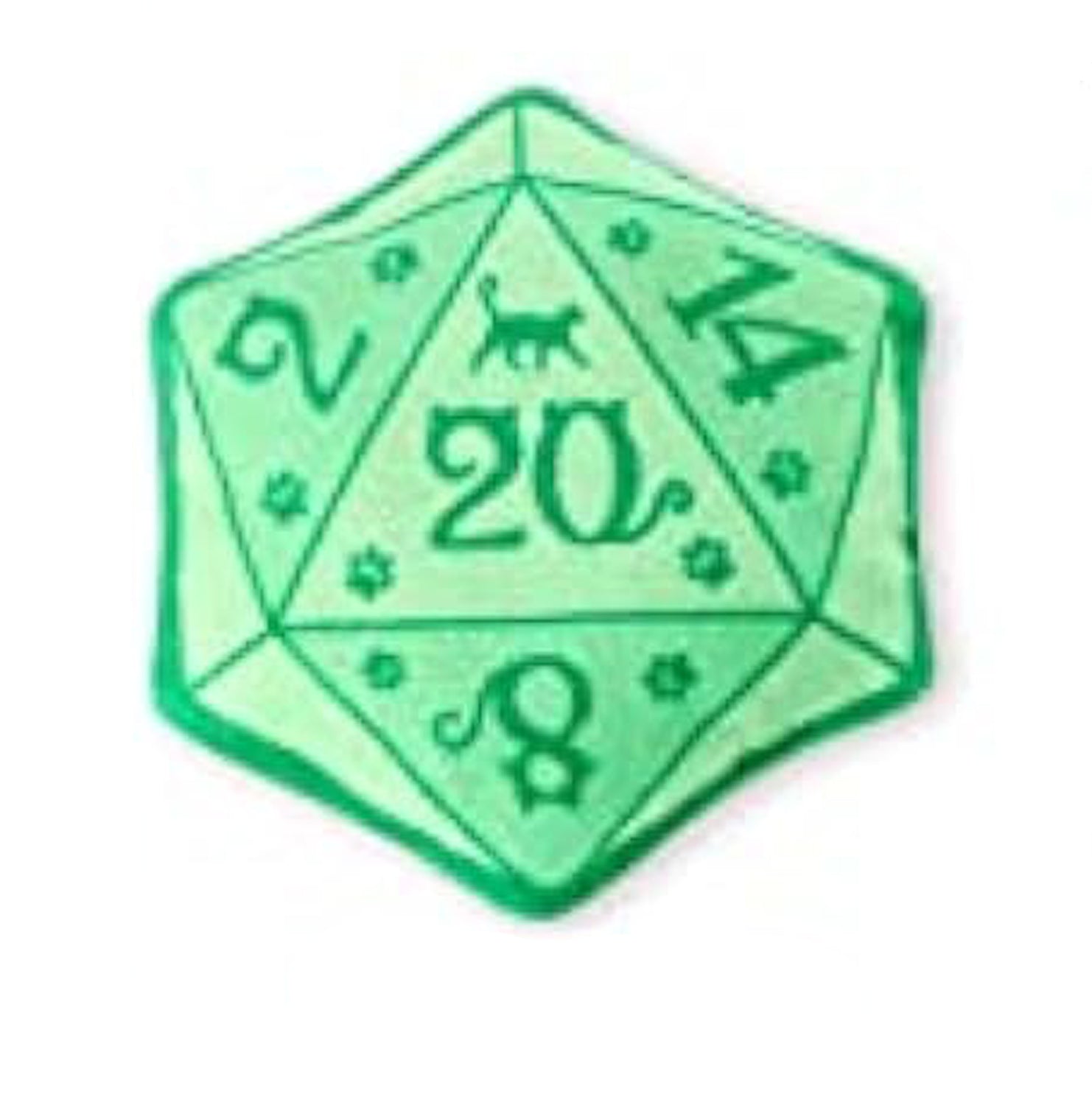 Dice Catnip Toy DND Interactive Cat Toy