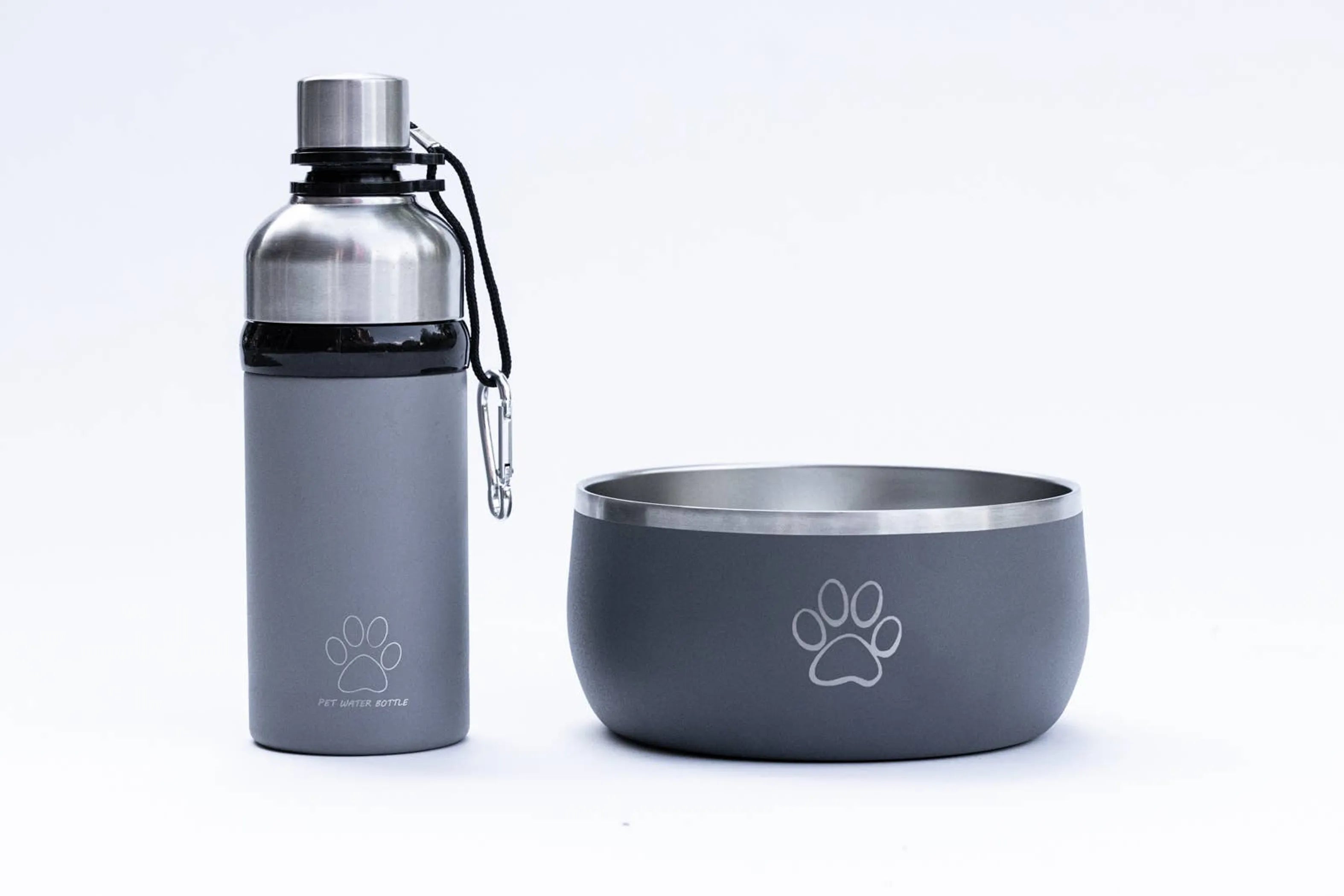 Pet Water Bottle & Dog Bowl Set - Red Rock Pet Supplies