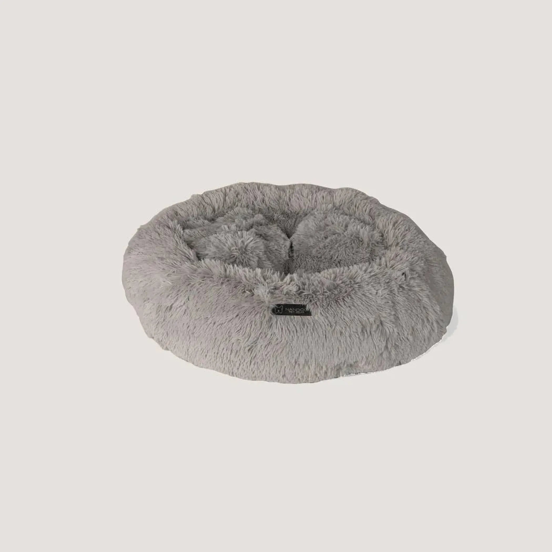 NANDOG Light Grey Calming Shaggy Bed - Red Rock Pet Supplies