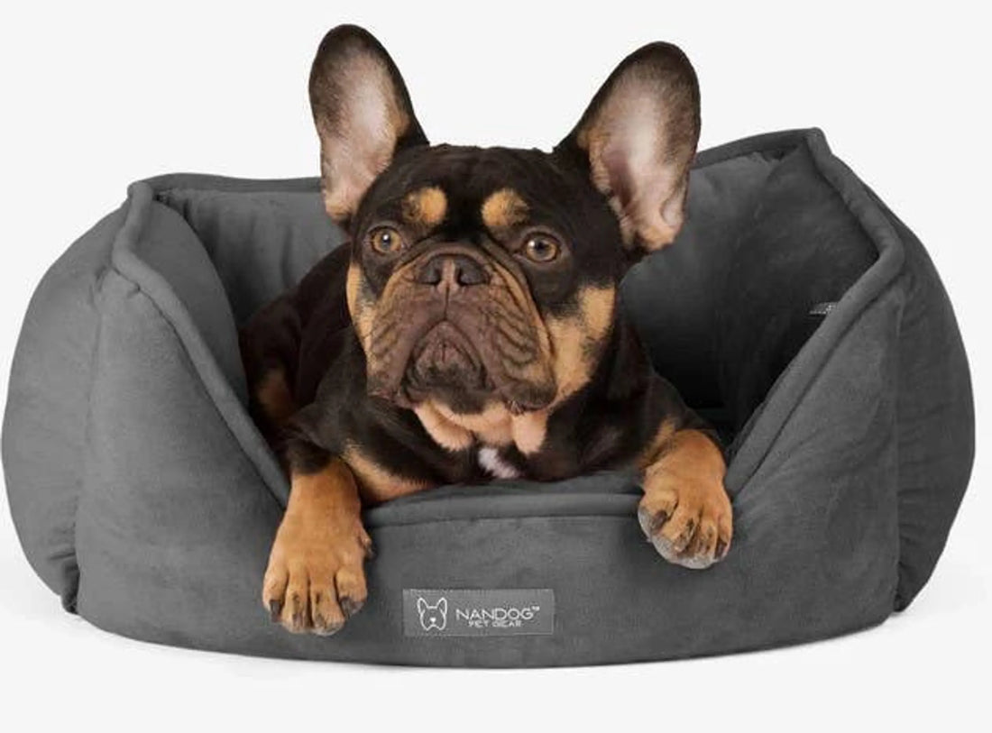 NANDOG Reversible Micro-Plush Fabric Pet Bed - Red Rock Pet Supplies