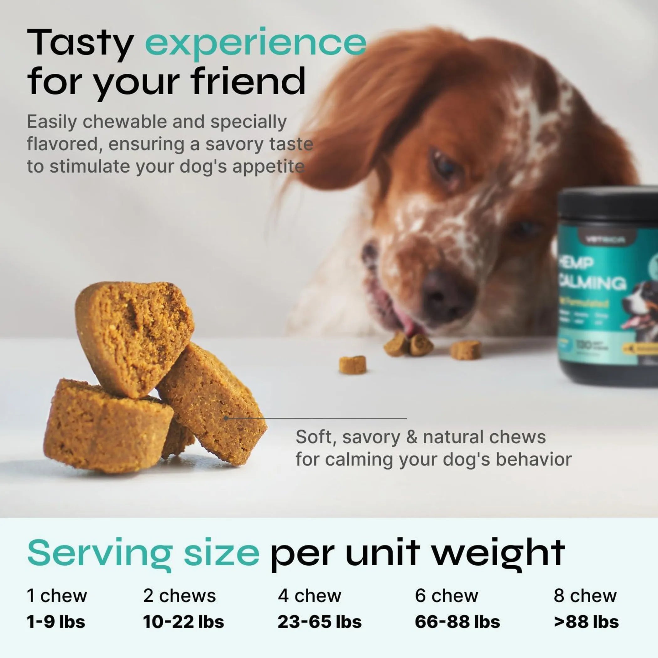 Calming Chews for Dogs Beef Flavor