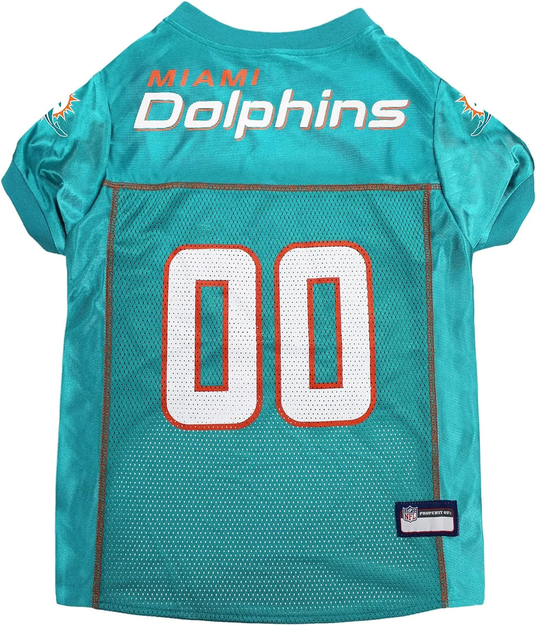 Miami Dolphins Pet Striped Jersey - Red Rock Pet Supplies