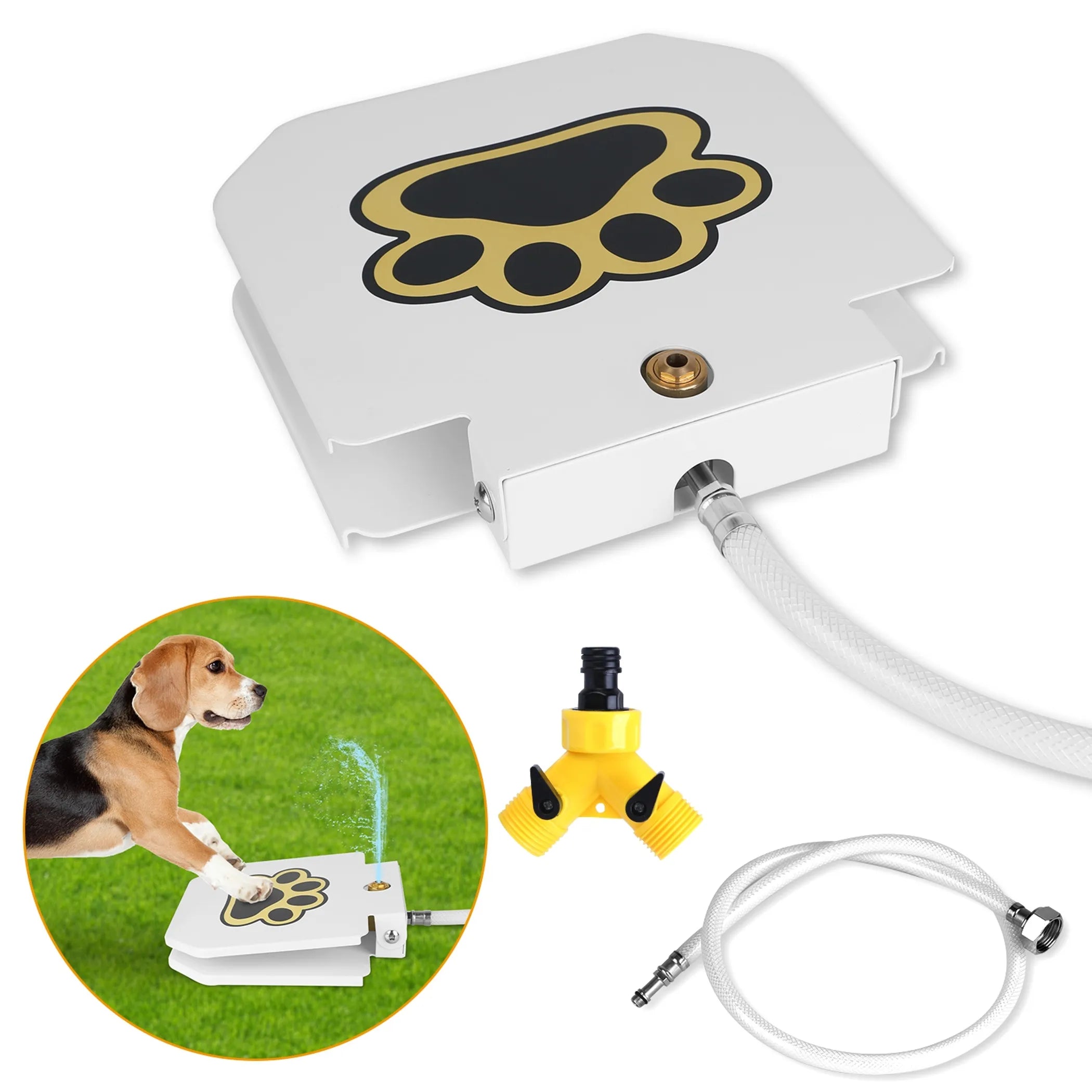 Dog Water Fountain Outdoor Dog Pet