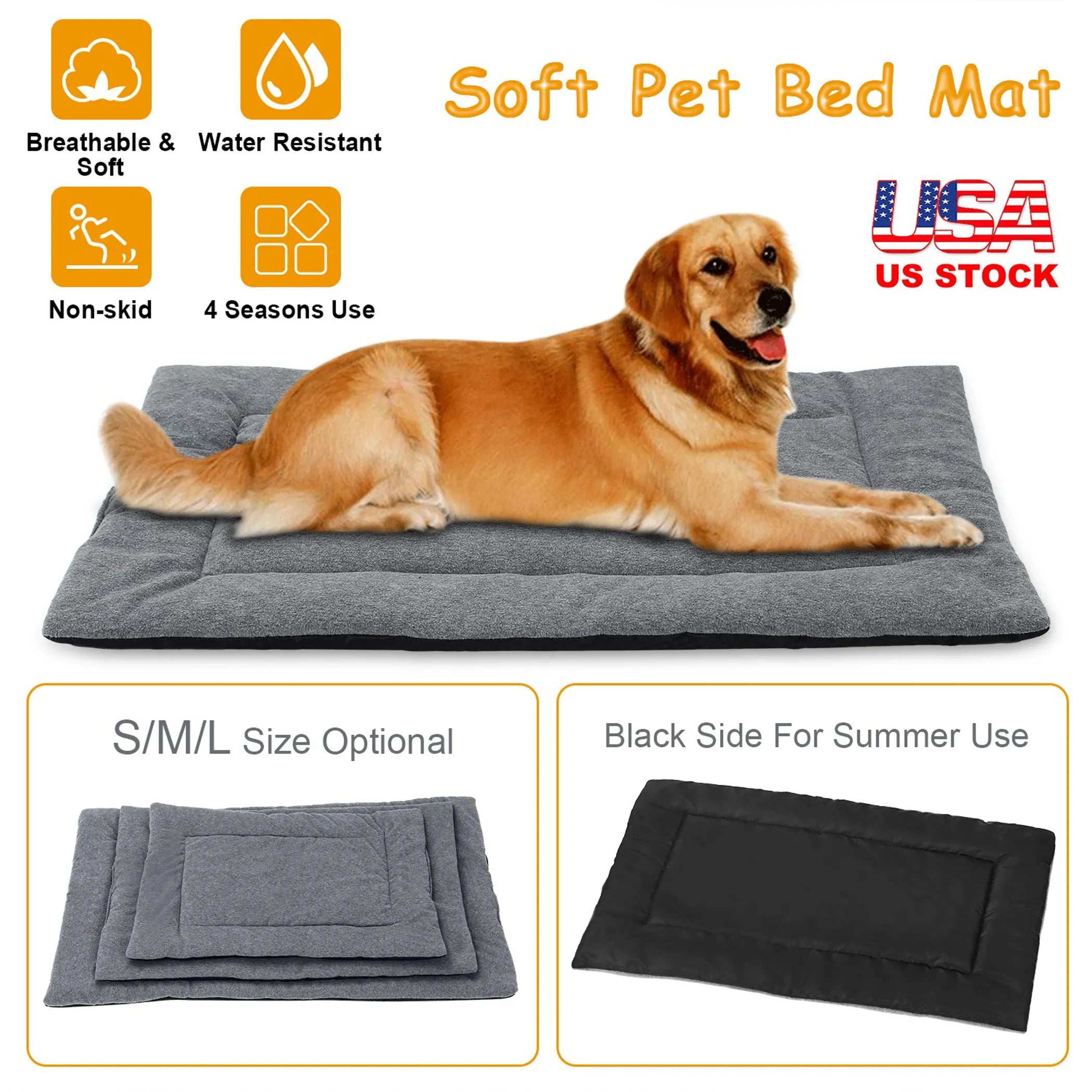 Dog Bed Mat Comfortable Fleece Pet