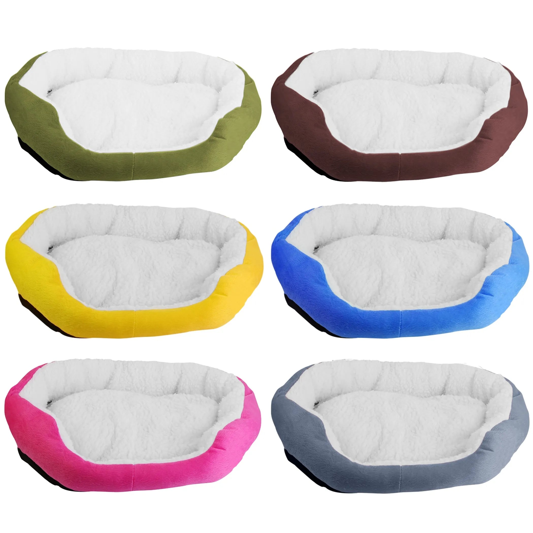 Pet Dog Bed Soft Warm Fleece Puppy Cat Bed