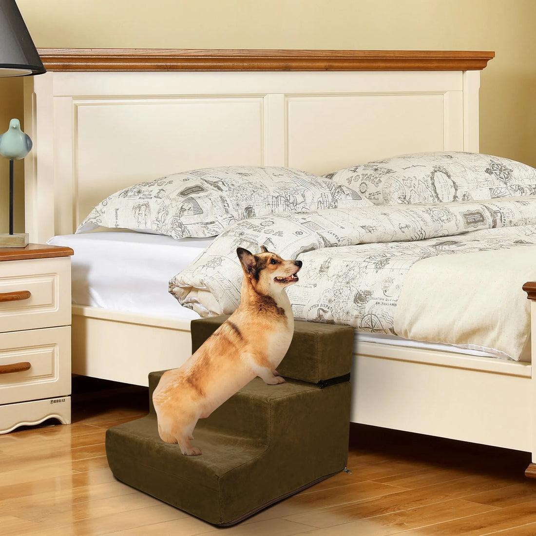 Dog Stairs Pet Step For Bed Couch Sofa Car