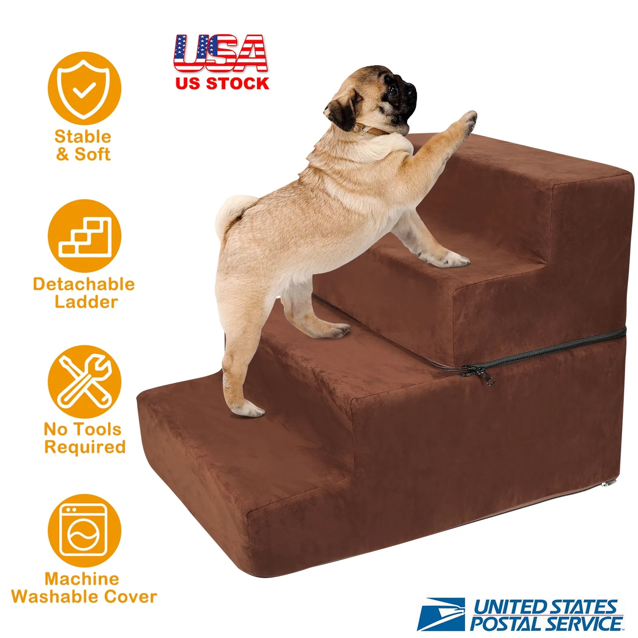 Dog Stairs Pet Step For Bed