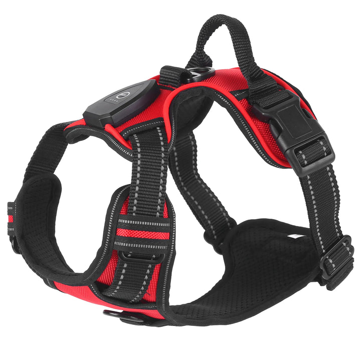 Light Up Dog Harness Rechargeable LED - Red Rock Pet Supplies