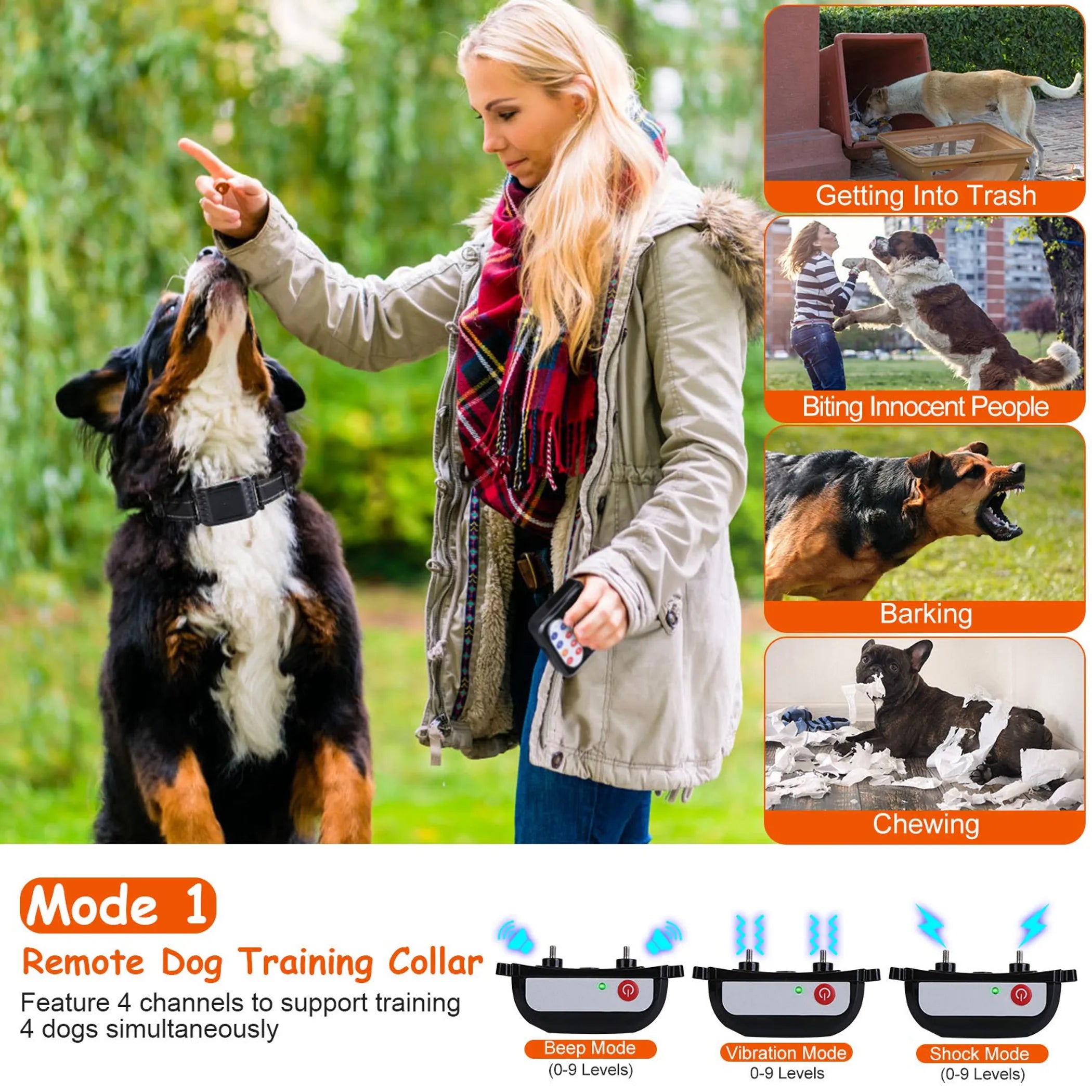 990FT Range Dog Wireless Fence