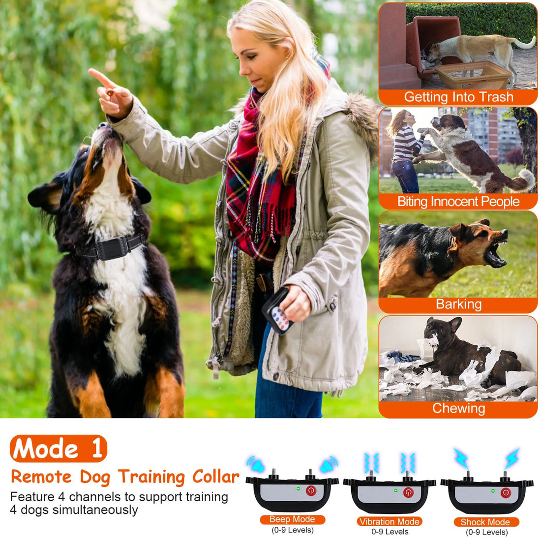 990FT Range Dog Wireless Fence