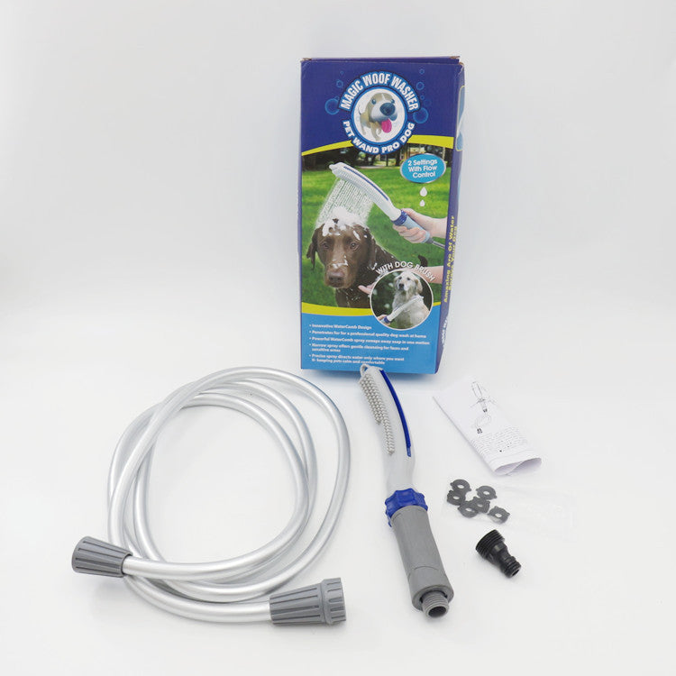 Pet Bath Brush Shower With Water Hose