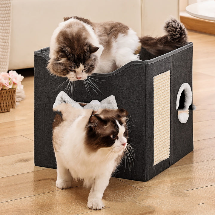 Double-layer Pointed Ear Pet Bed