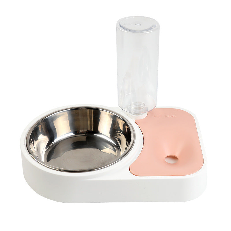 Pet Drinking Water Feeding Integrated Tableware