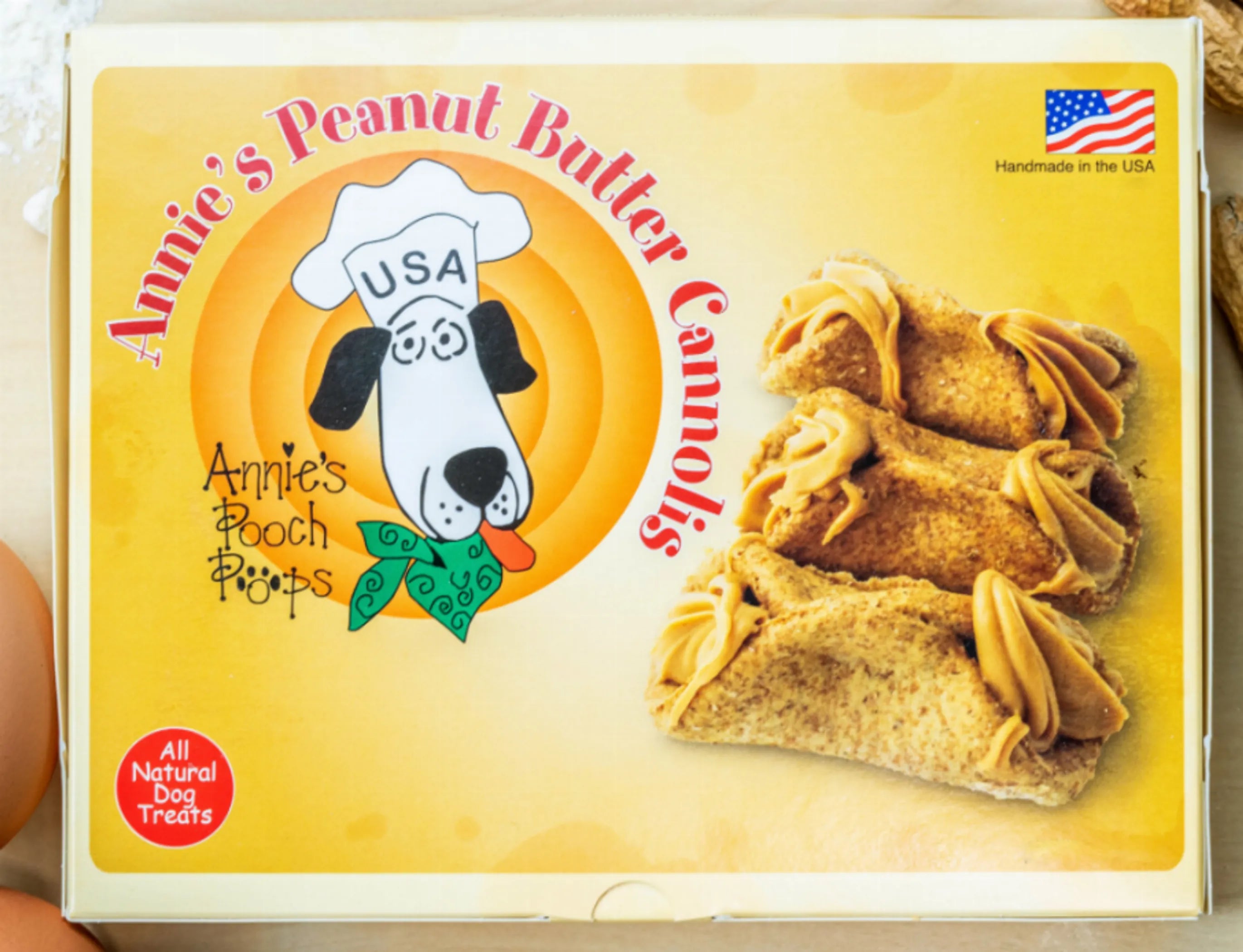 Peanut Butter Cannolis - One Dozen - Red Rock Pet Supplies