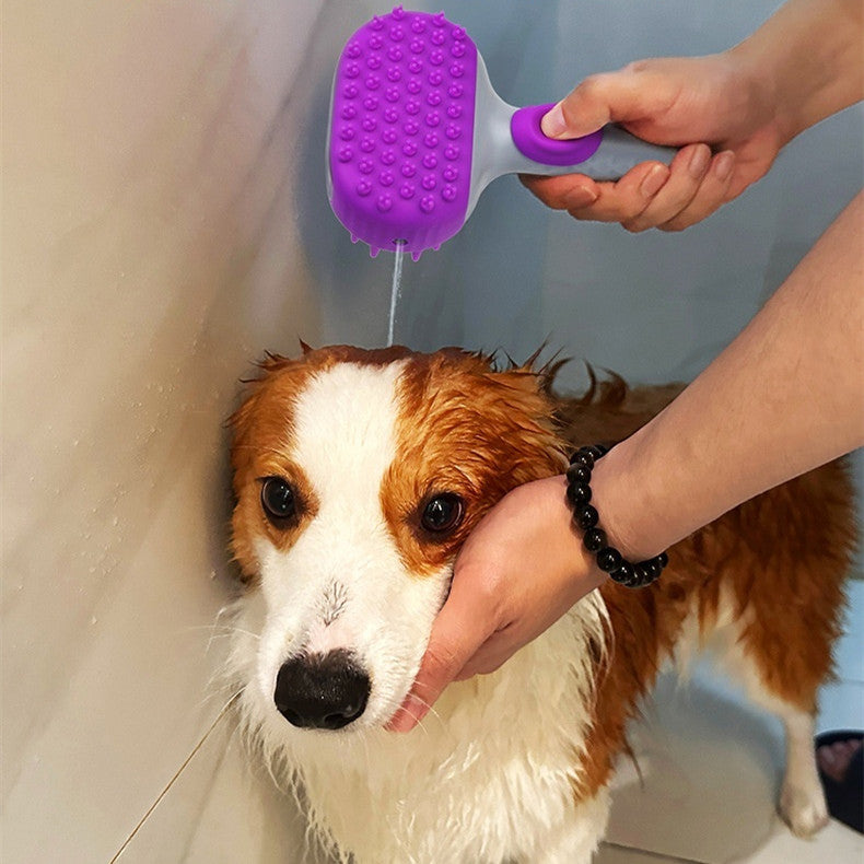 Shower Brush Dog Bath Float Hair Cleaning