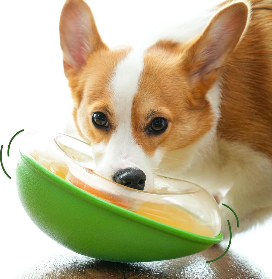 Anti-tumble Avocado Pet Feeding Bowl