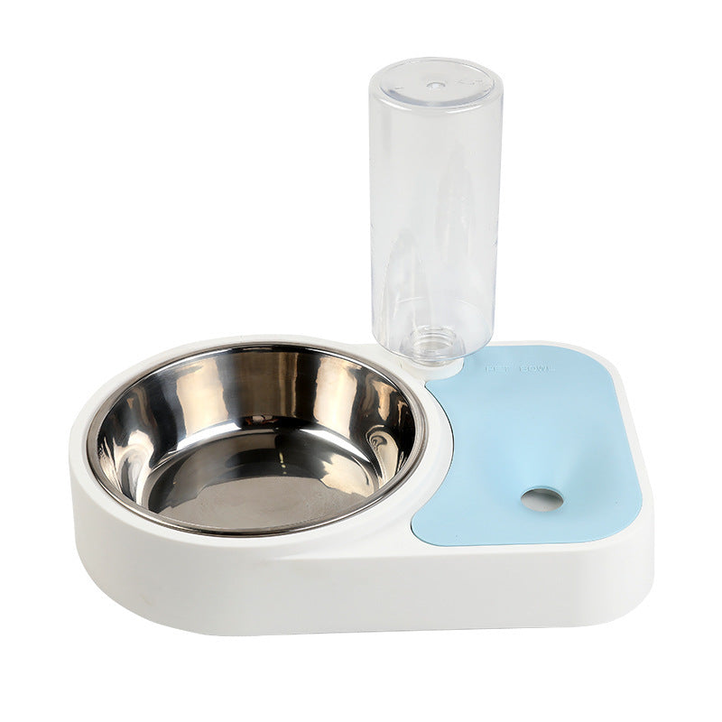 Pet Drinking Water Feeding Integrated Tableware